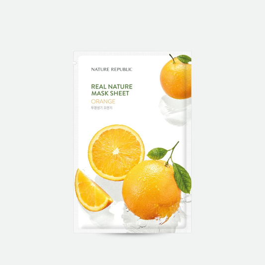 Real Nature Sheet Mask Orange