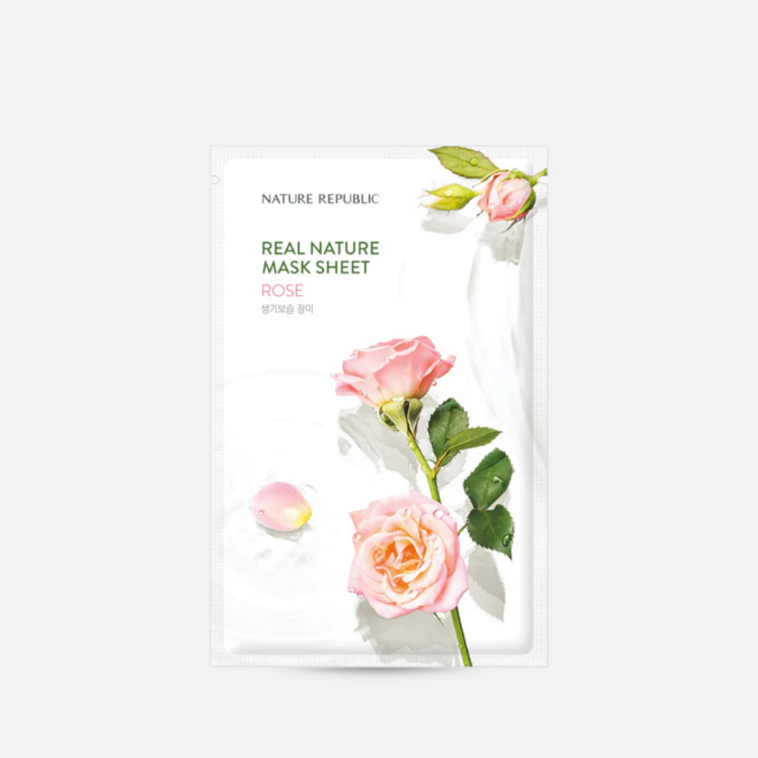 Real Nature Sheet Mask Rose