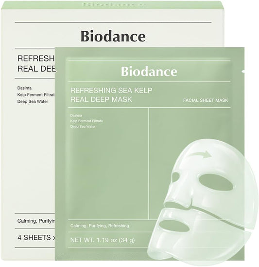 Refreshing Sea Kelp Real Deep Mask (4 un)